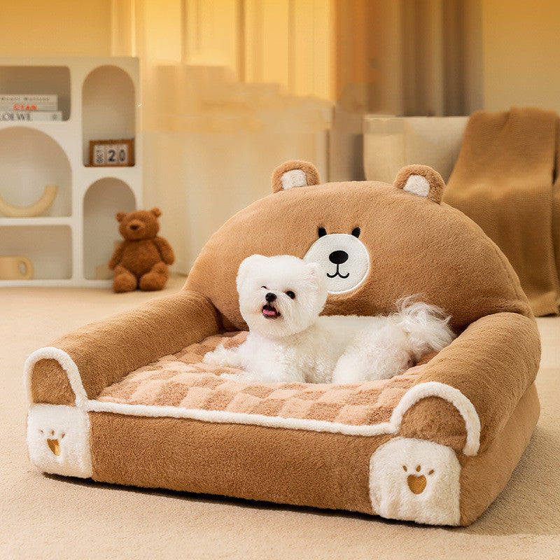 Teddy Face Pet Bed