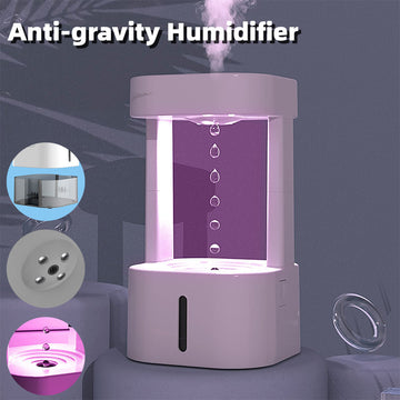 Humidificateur anti-gravité à gouttes d'eau