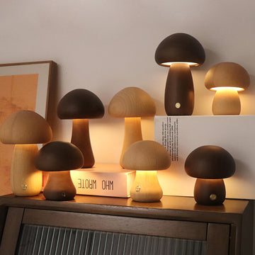 Veilleuse LED en forme de champignon